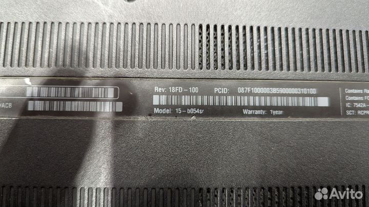 Ноутбук HP pavilion g6 15-b054sr