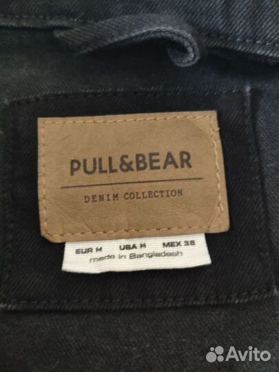 Джинсовая куртка мужская pull and bear