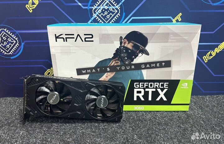 Видеокарта KFA2 GeForce RTX 3060 core 12 GB gddr6