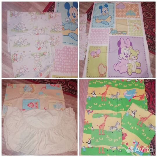 Постельное белье в детскую кроватку