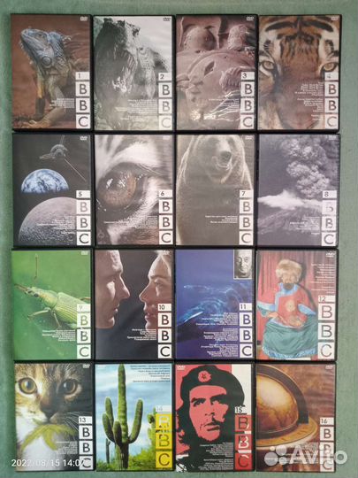 DVD коллекция документальных фильмов BBC