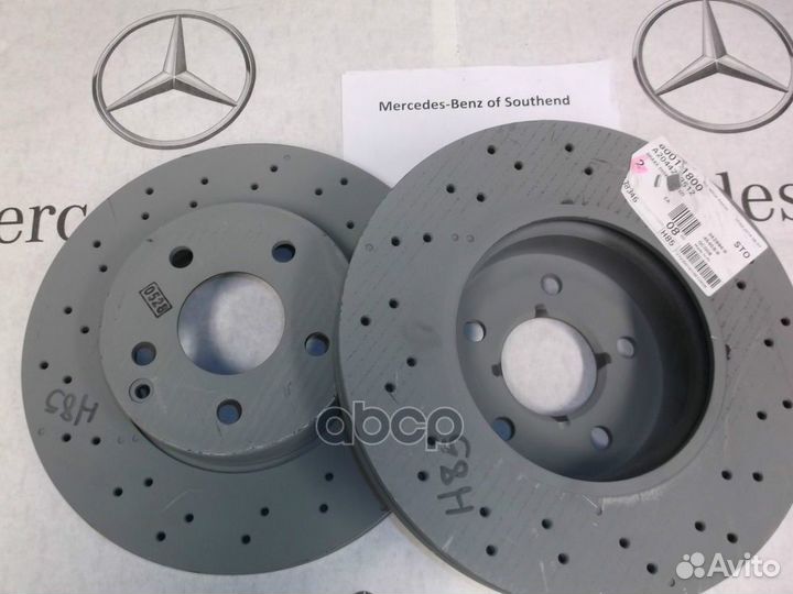 Диск тормозной передний A2044213612 mercedes-benz