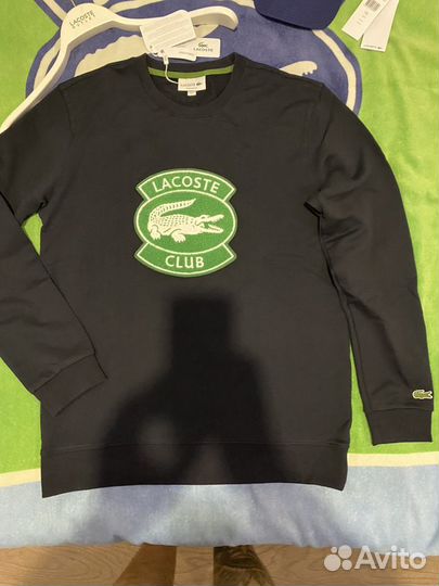 Свитшот новый lacoste club оригинал