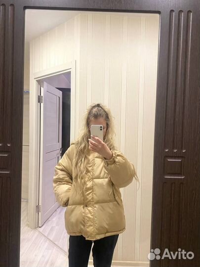 Пуховик зимний женский 48 50 короткий