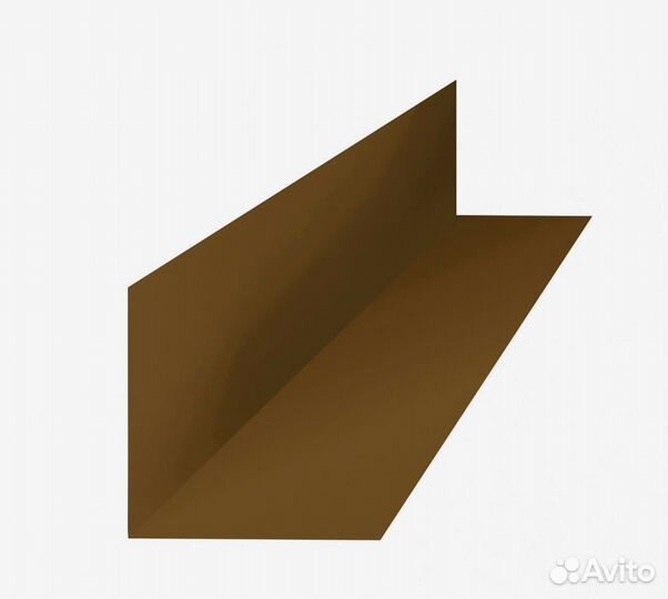 Уголок внутренний коричневый RAL 8017