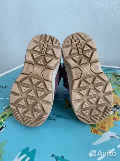 Зимние ботинки для девочки viking 22 размер