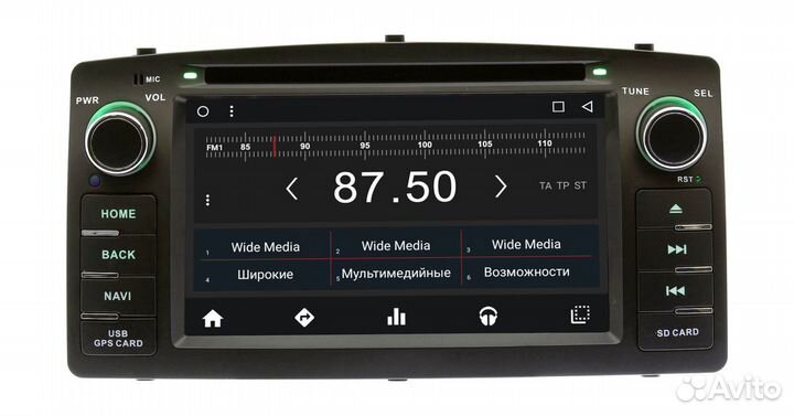 Штатная магнитола BYD F3, Toyota Corolla 2000 - 20