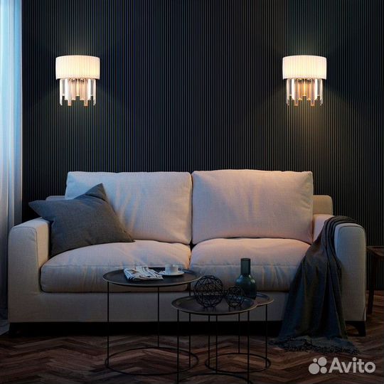 Накладной светильник Eurosvet Amantea 10122/2 хром