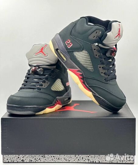 Nike air jordan 5 gore tex off noir (37-45)