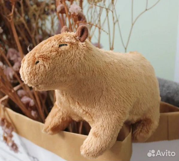 Мягкая плюшевая игрушка Капибара