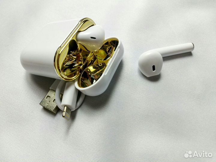 Наушники Airpods i99 (сенсор) gold edition, новые