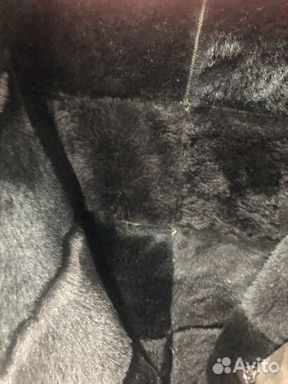 Дубленка натуральная женская,б/у 48размер