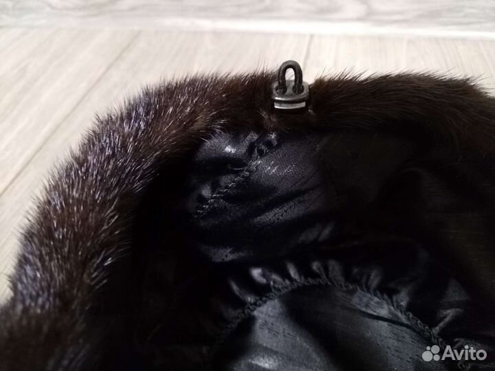 Берет женский норковый