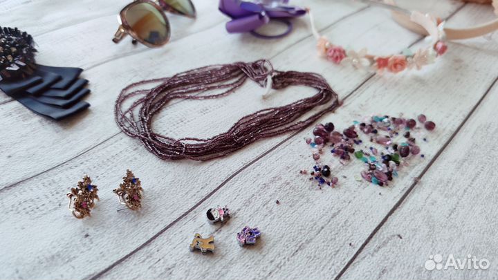 Лот бижутерия для творчества пакетом