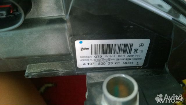 Фара на легковой а/м Mercedes SLS А 197 820 2361