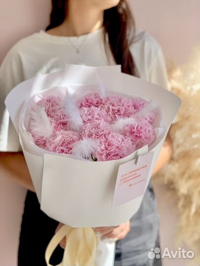 Букет стойких диантусов