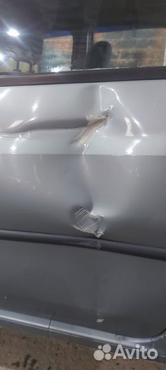 Дверь задняя левая renault logan 1