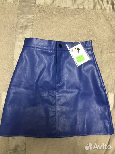 Кожаная юбка