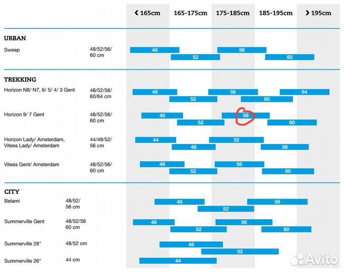Bergamont horizon N7 CB gent (2021) размер 56