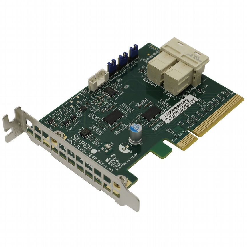 [AOC-SLG3-2E4R] Контроллер Supermicro Pci-E8x Aoc-Slg3-2e4r
