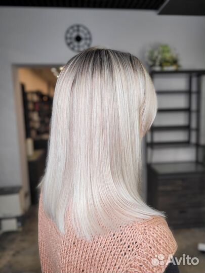 Сложное окрашивание. Блонд. Выход из чёрного