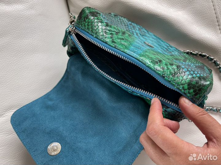 Сумка из кожи питона