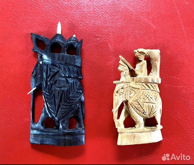 Антикварные деревянные шахматы ручной работы Индия