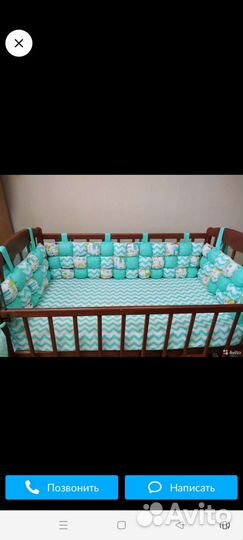 Бортики в кроватку