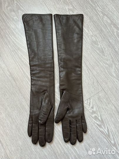 Перчатки длинные, размер - 6,5