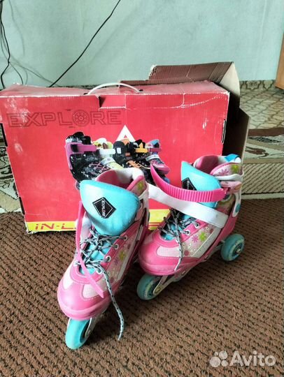 Роликовые коньки детские раздвижные