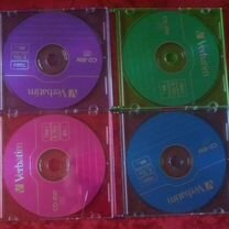 Новый диск Verbatim CD RW 4 штуки