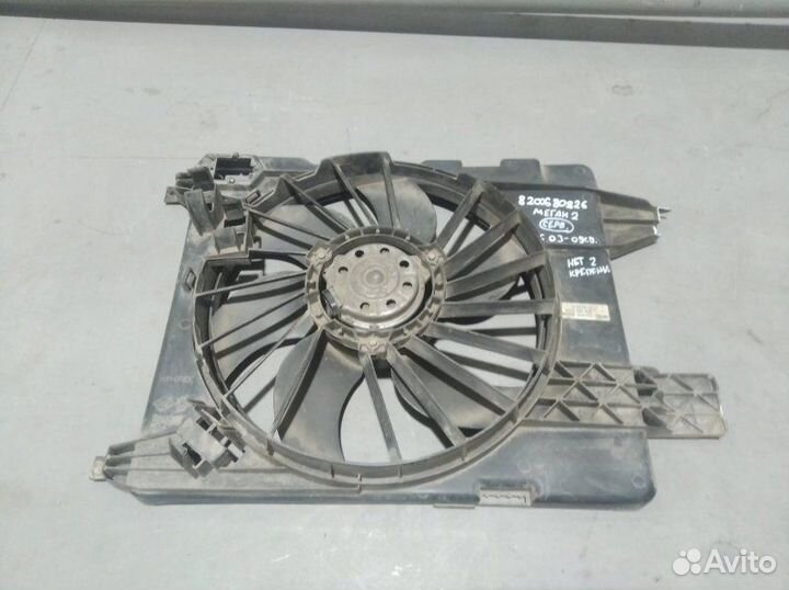 Вентилятор охлаждения радиатора Renault Megane 2