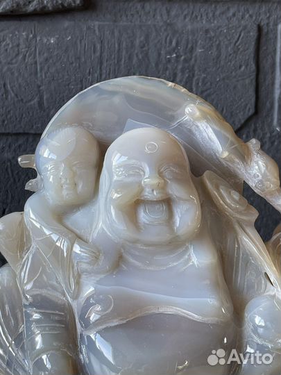 Будда. Хоттей с ребенком. Агат