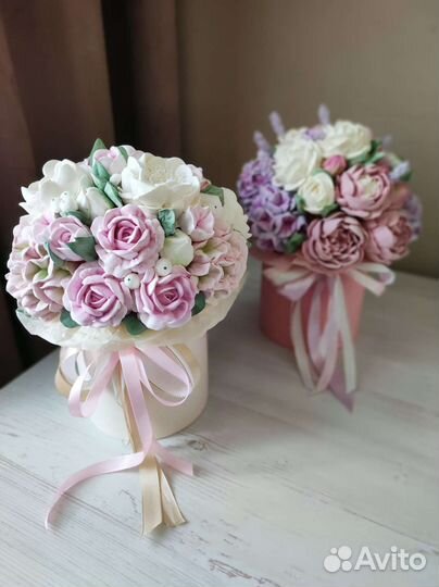 Зефирный букет (сладкий, съедобный)