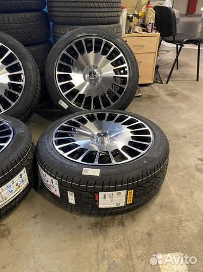 Летние разноширокие колеса R19 Мерседес S Майбах