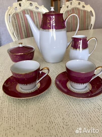 Кофейный сервиз винтаж Чехословакия