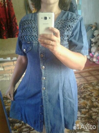 Джинсовое платье,в прекрасном состоянии