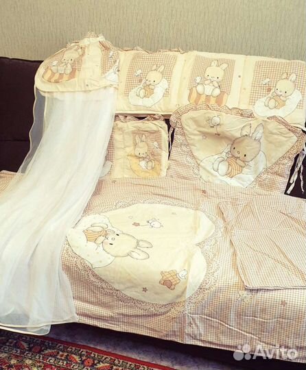 Бортики в детскую кроватку