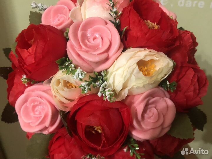 Букет цветов из мыла