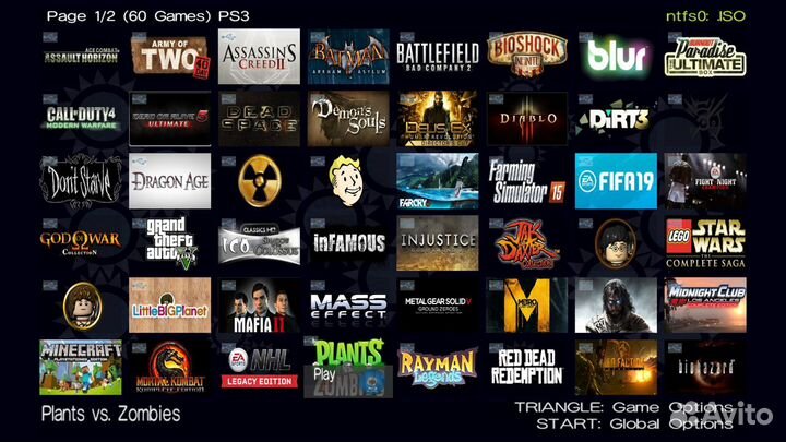 60 игр на PS3