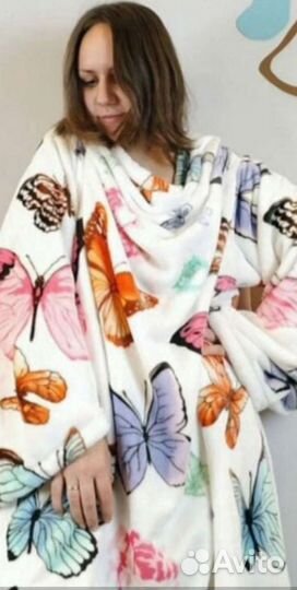 Плед с рукавами