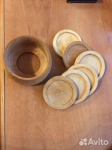 Подставки под стаканы деревянные