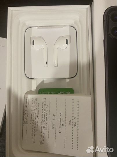 Наушники проводные от iPhone 11 новые (оригинал)