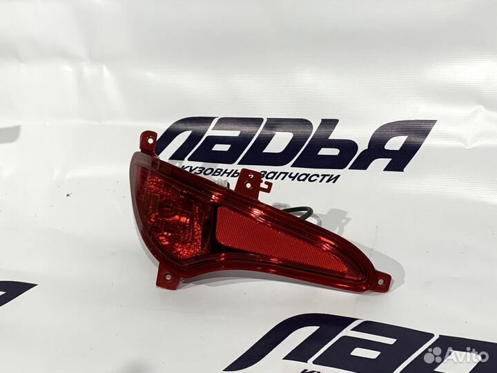 Катафот заднего бампера Hyundai Solaris(14-17) лев