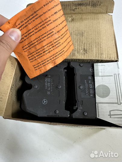 Колодки Мерседес оригинал: w211 e55, w220 s55,s600