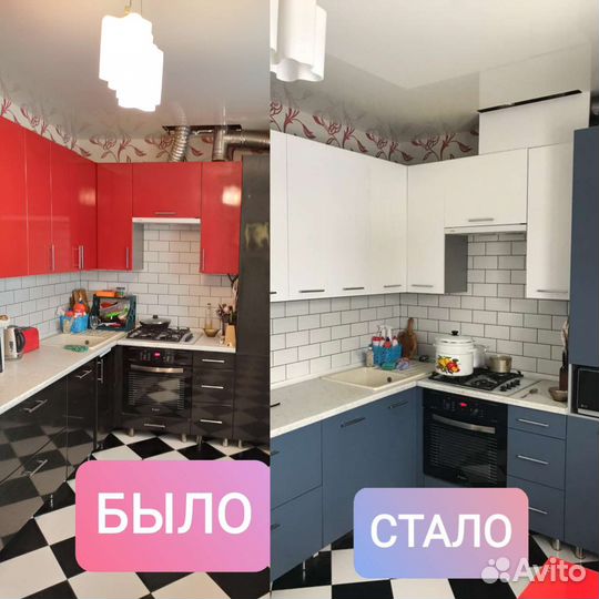 Реставрация, ремонт, покраска, кухня, двери, шкафы