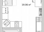 Квартира-студия, 26,3 м², 14/21 эт.