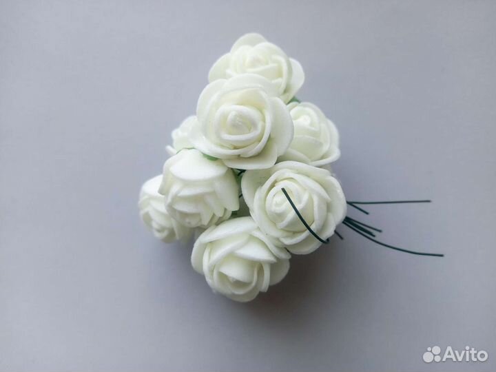 Розочки из фоамирана цветы головка розы