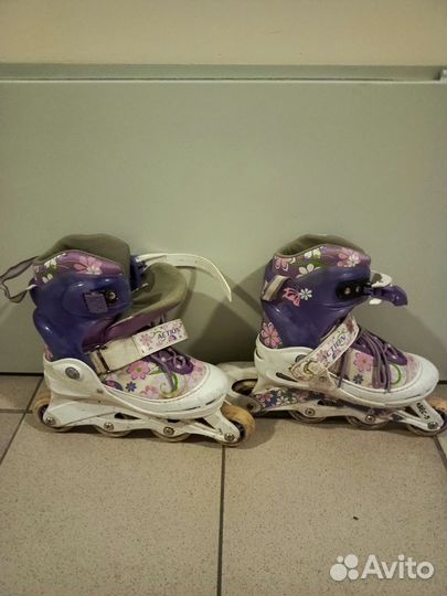 Роликовые коньки детские раздвижные