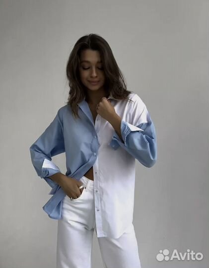 Рубашка женская oversize